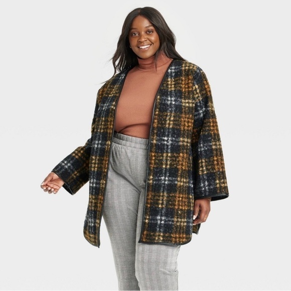 Ava & Viv Women's Plus Size Cozy Overcoat NWOT - Picture 1 of 5